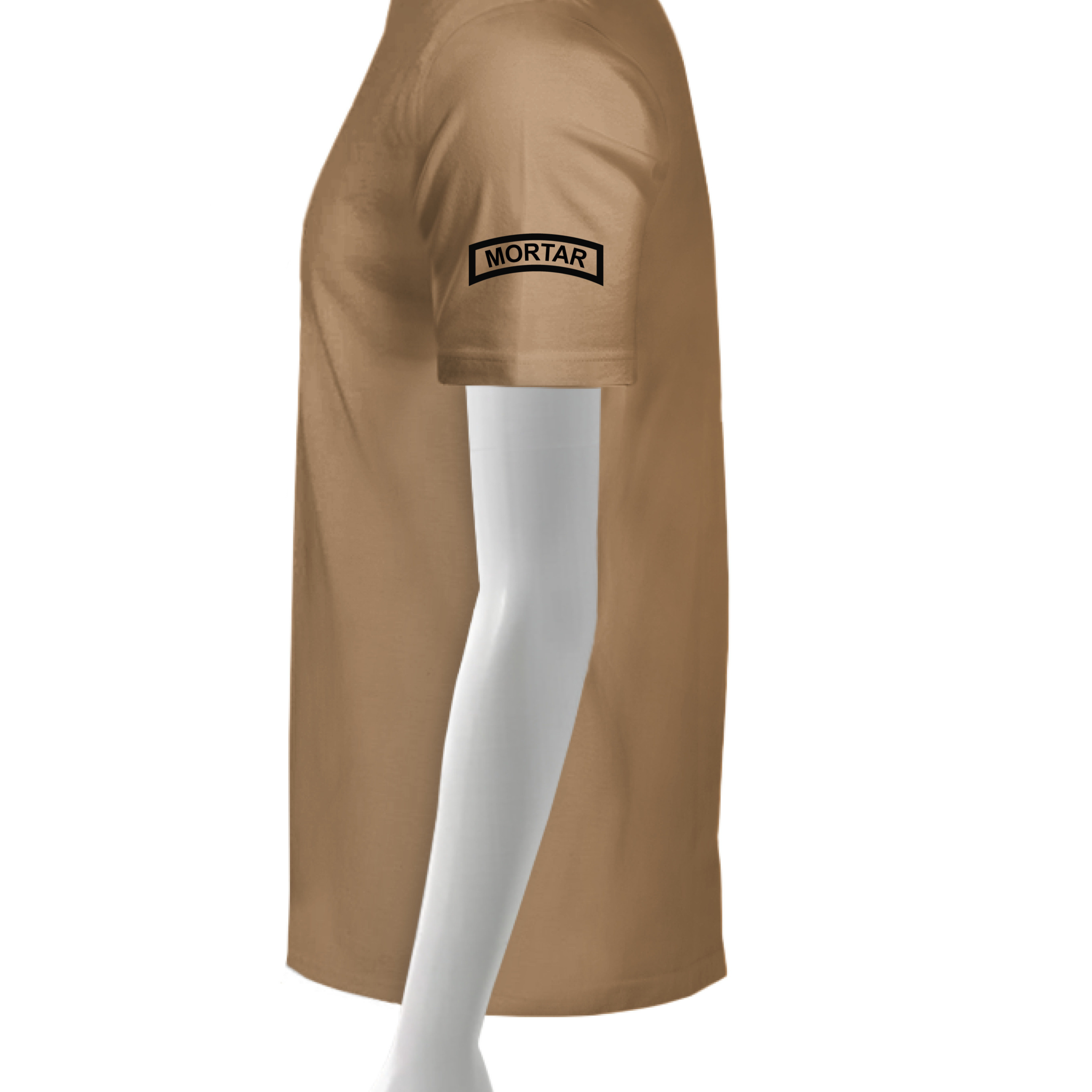 STRIKE MORTAR COTTON Tan T-Shirt