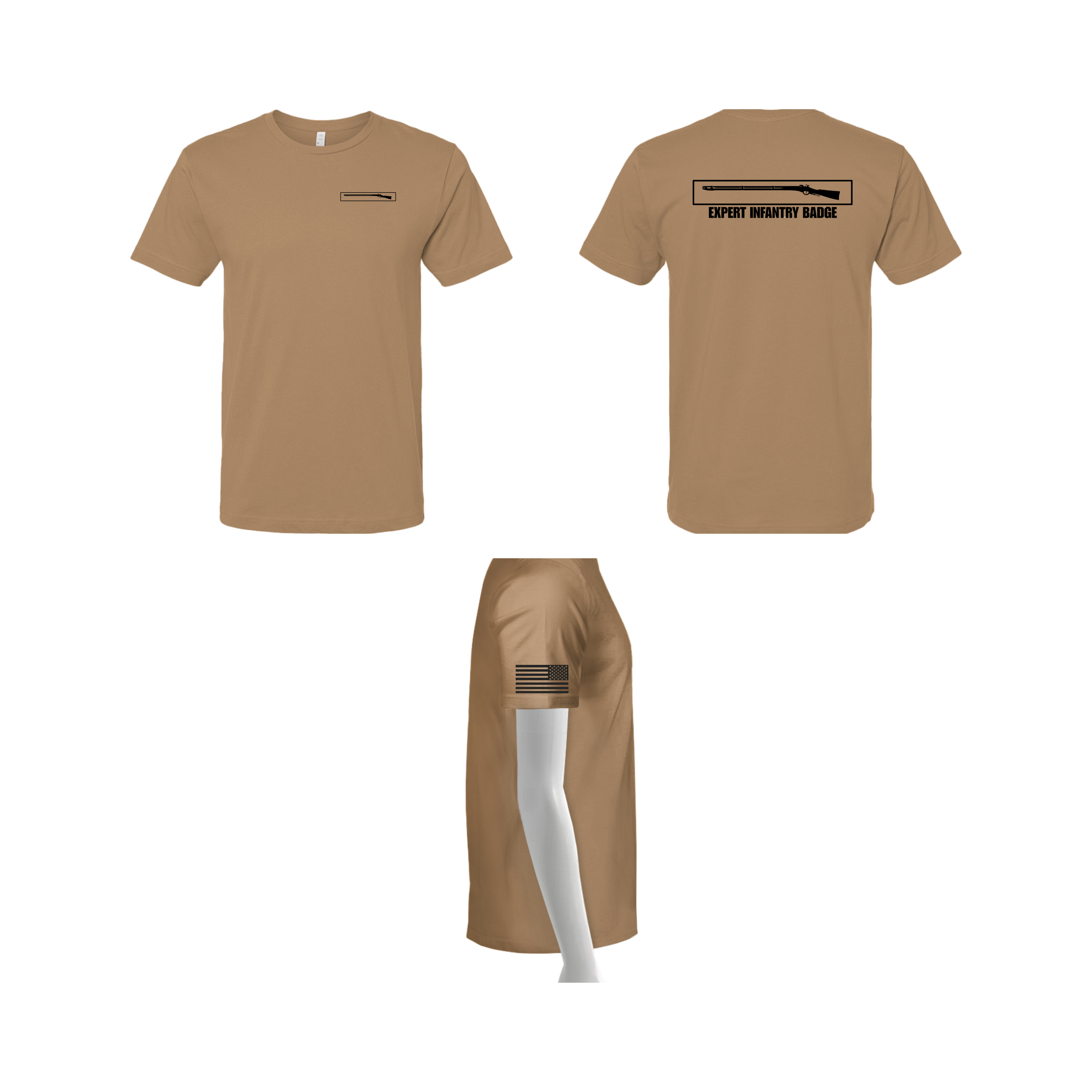 EIB COTTON TAN T-SHIRT