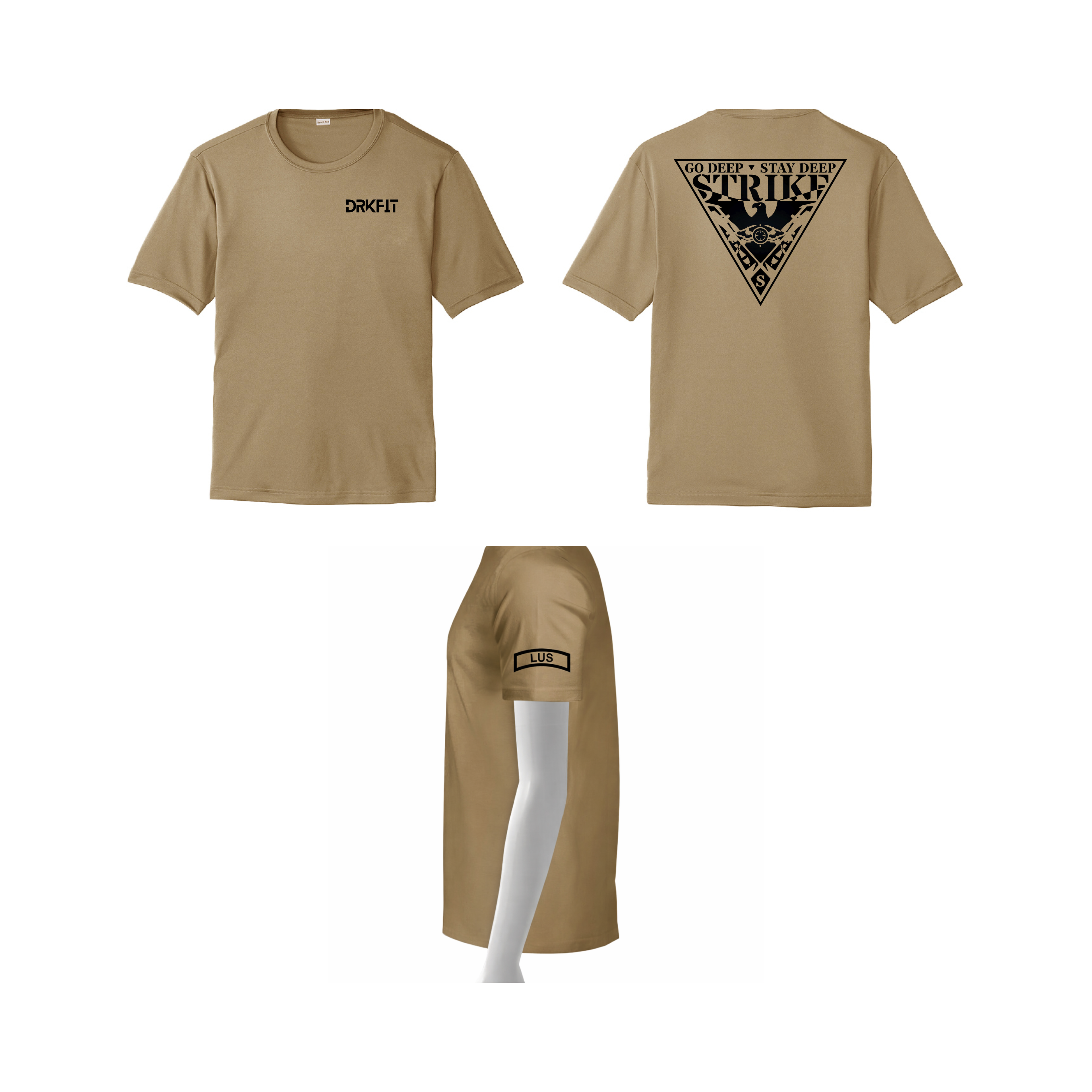 STRIKE LUS MK2 Tan T-Shirt
